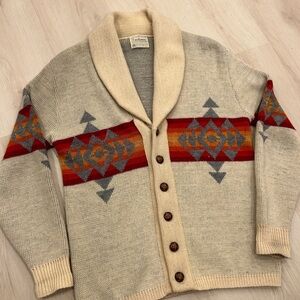 RARE 70’s Western Vintage Pendleton Cardigan L